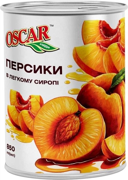Персик Oscar половинками 850мл